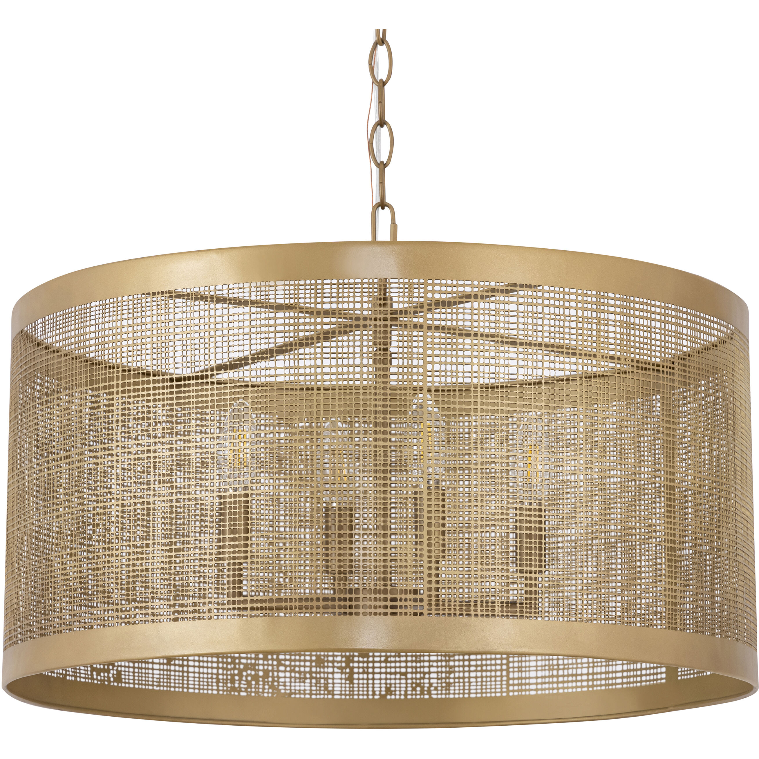 Hatcher 4 Light 24 inch Gold Single Pendant Ceiling Light