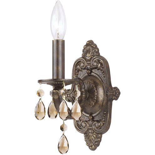 Paris Market 1 Light 6.25 inch Venetian Bronze Sconce Wall Light in Golden Teak Swarovski