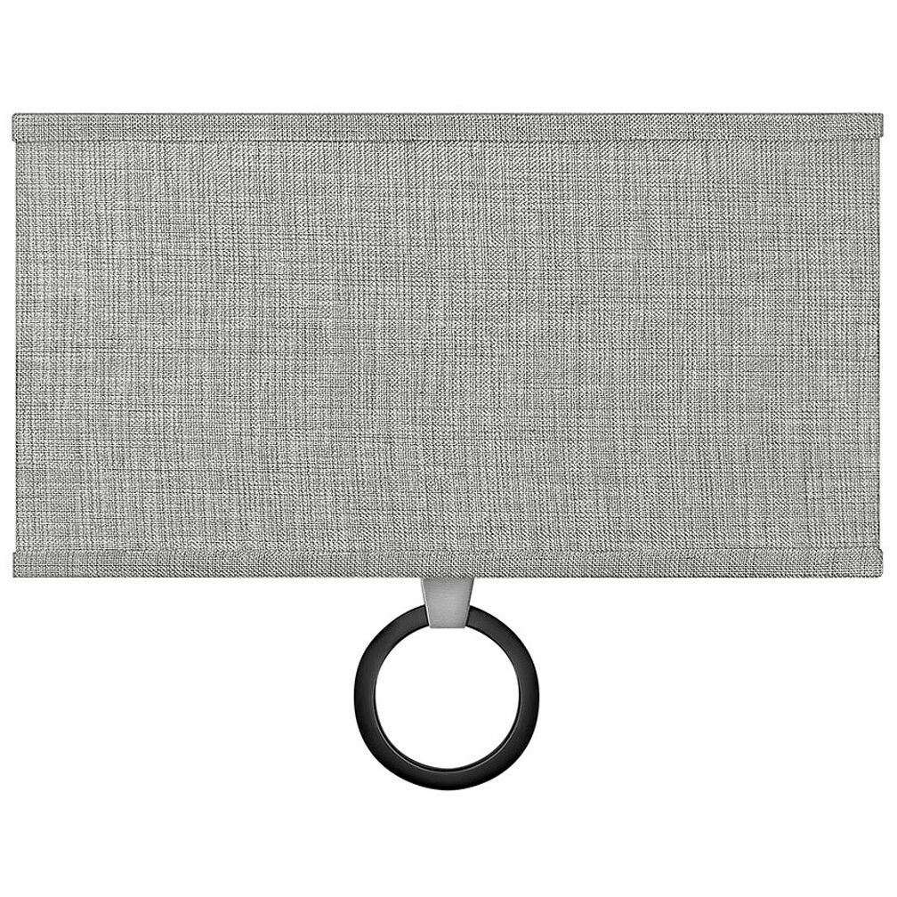 Galerie Link LED 15 inch Brushed Nickel with Black ADA Indoor Wall Sconce Wall Light