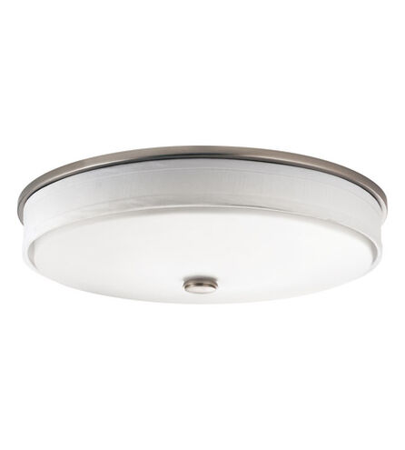 Ceiling Space LED 17 inch Brushed Nickel Flush Mount Light Ceiling Light