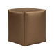 Universal Luxe Bronze Cube Ottoman Replacement Slipcover, Ottoman Not Included