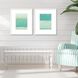 Verdigris Vista Blue and Turquoise Framed Art