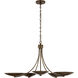 Palmela 5 Light Lacquered Bronze Chandelier Ceiling Light
