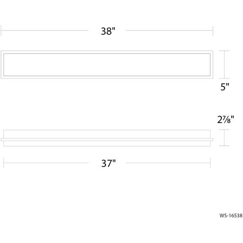 Ice Bar Indoor Wall Lighting in 4000K, Aged Brass