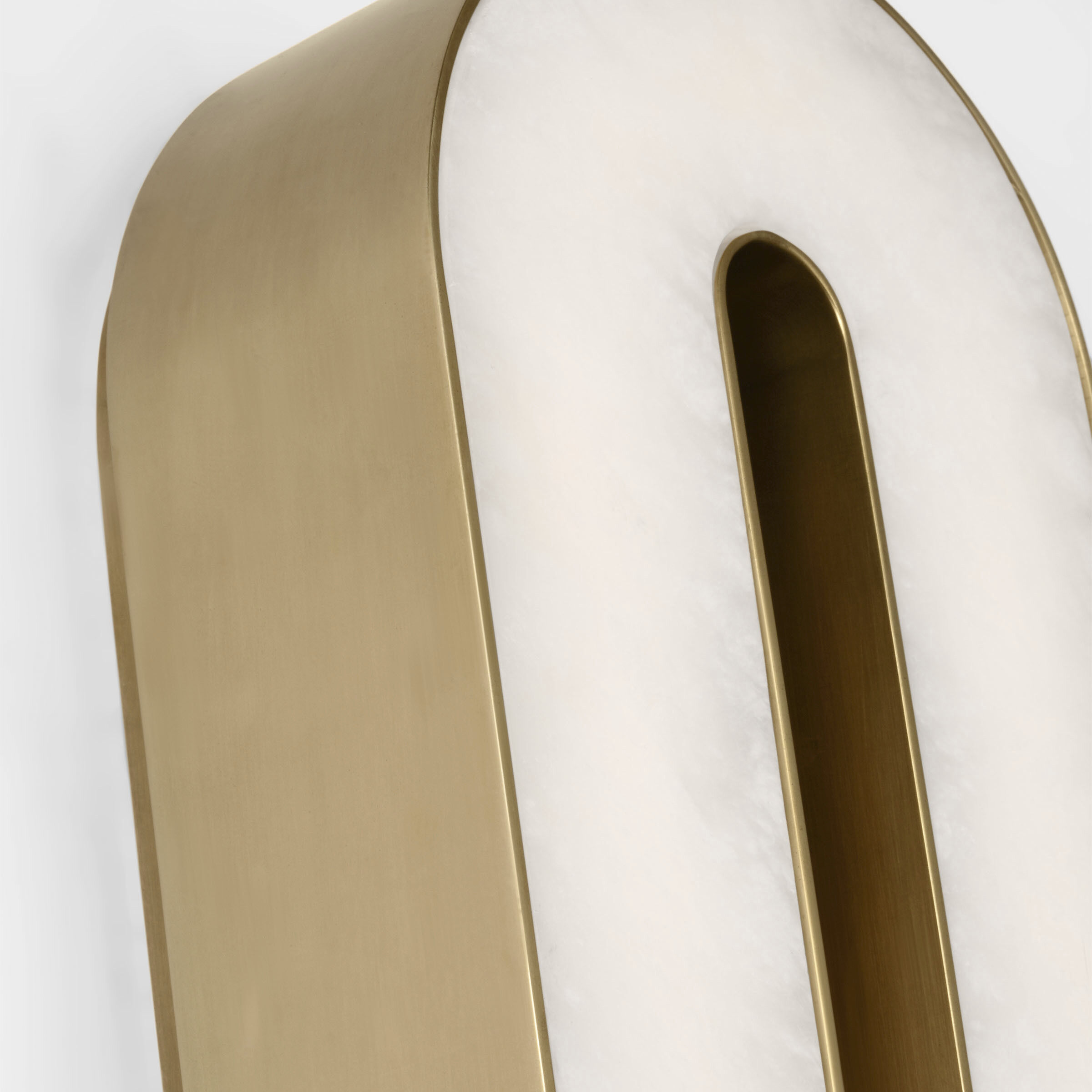 Kelly by Kelly Wearstler Wyllis Sconce Wall Light in Hand Rubbed Antique Brass