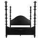 Ferret Hand Rubbed Black Bed, Queen