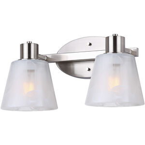 Luelle 2 Light 8.00 inch Bathroom Vanity Light