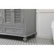 Rhodes 60 X 22 X 35 inch Grey Vanity Sink Set in Gray