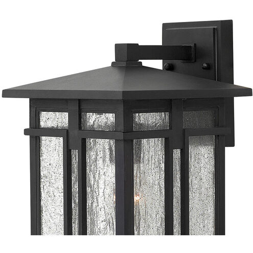 Tucker Outdoor Wall Mount Lantern in Museum Black, Medium