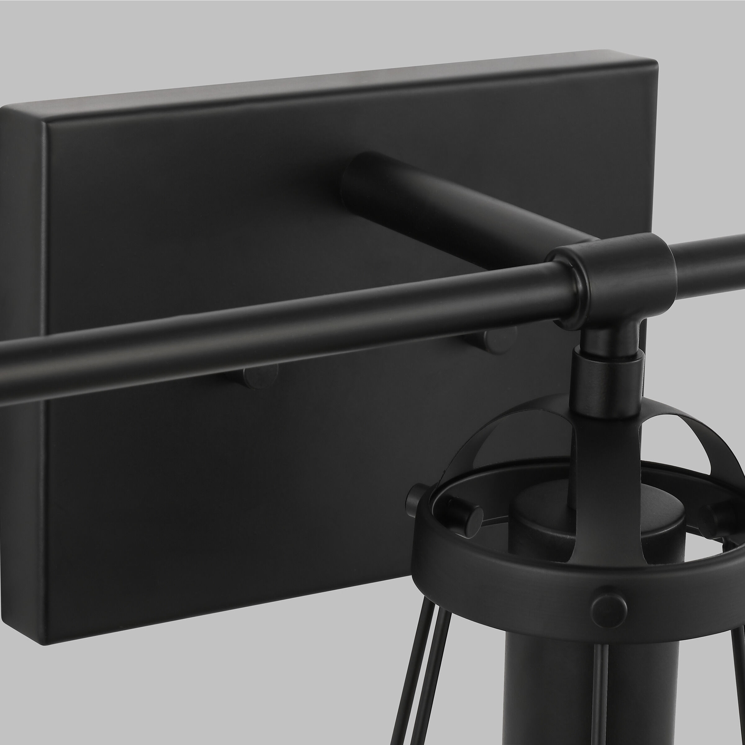 Dames 3 Light 21.75 inch Midnight Black Bath Vanity Wall Sconce Wall Light