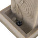 Florence 18 inch Blue/Cream Garden Stool
