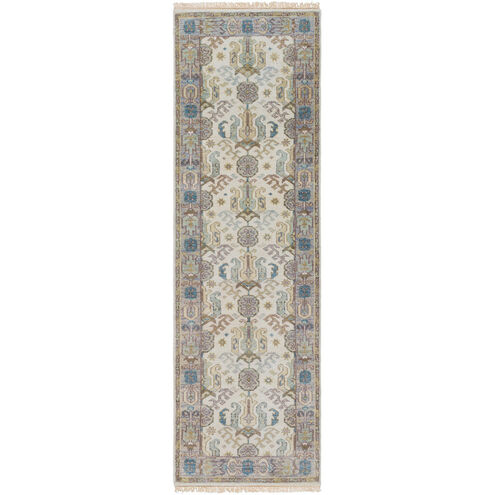 Douglas 69 X 45 inch Ivory/Denim/Olive/Teal/Moss/Mauve Rugs, Wool