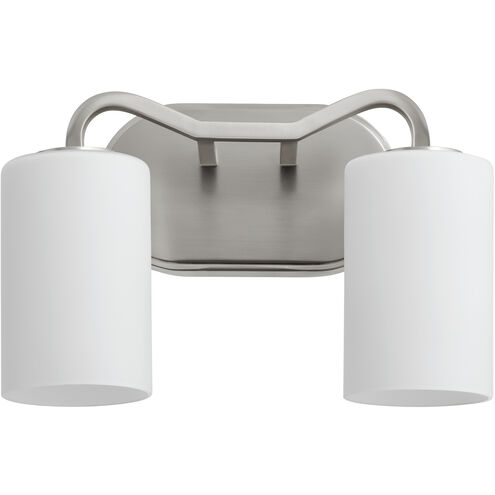 Rutherford 2 Light 13.25 inch Satin Nickel Vanity Light Wall Light