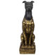 Dog Black and Gold Statuary