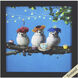Animals 11 X 11 inch Non-Glass Framed Art, Propac