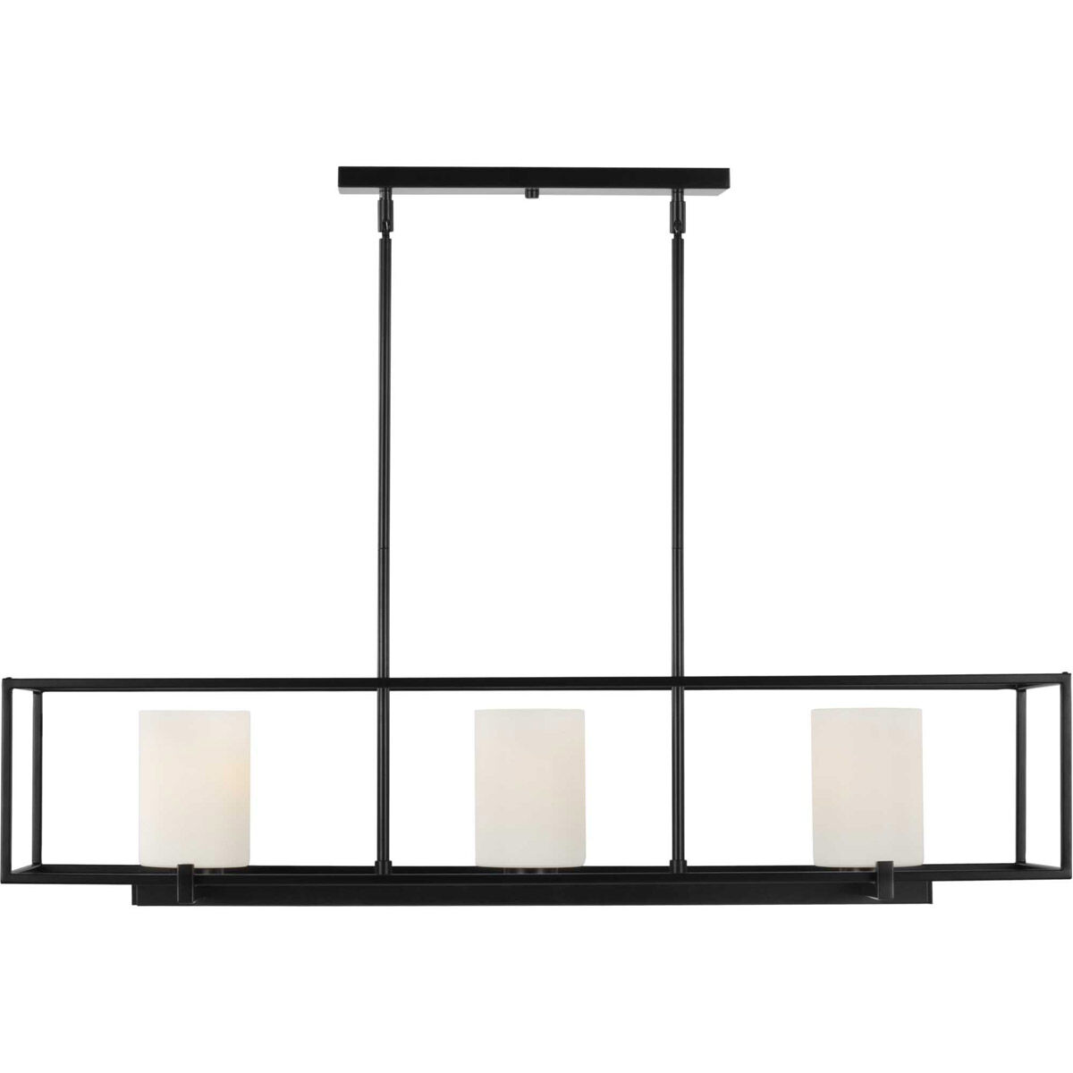 Chadwick 3 Light 40 inch Matte Black Island Chandelier Ceiling Light