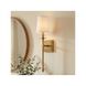 Monroe 1 Light 5 inch Warm Brass Wall Sconce Wall Light, Essentials