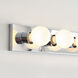 Center Stage 4 Light 24 inch Chrome Bath Vanity Wall Sconce Wall Light