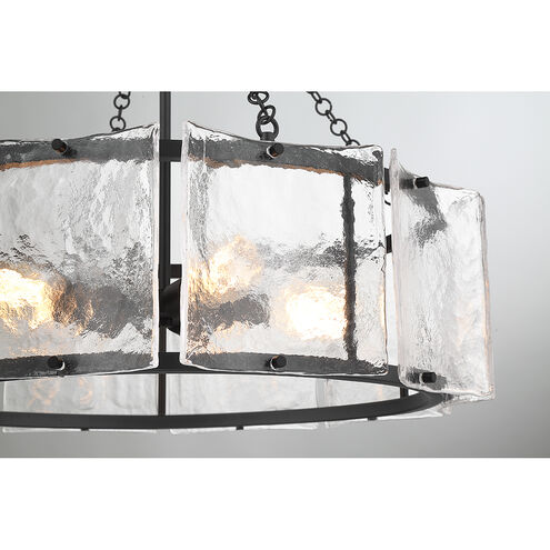 Genry 5 Light 26 inch Matte Black Pendant Ceiling Light