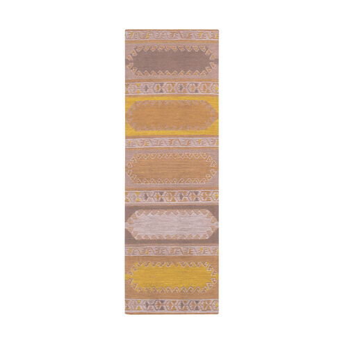 Sajal 72 X 48 inch Tan/Lime/Ivory/Camel Indoor Area Rug, Rectangle