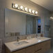 Independence 6 Light 36 inch Brushed Nickel Bath Strip Wall Light