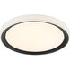 Oculus 1 Light 19.5 inch Black Flush Mount Ceiling Light
