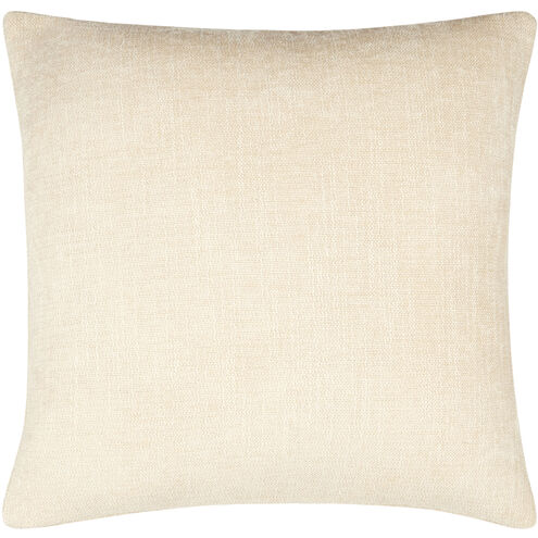 Zunaira 22 X 22 inch Champagne/Pearl/Ivory Accent Pillow