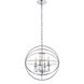 Wallace 4 Light 16 inch Chrome Pendant Ceiling Light