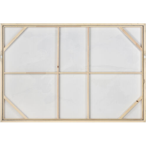 Charge Off White with Navy and Black Framed Wall Art