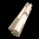 Conan LED 4 inch Beige Travertine and Aged Brass ADA Wall Sconce Wall Light