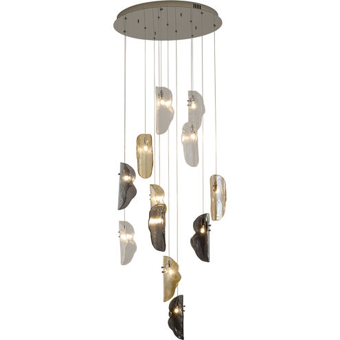 Canada 12 Light 24 inch Chrome Chandelier Ceiling Light