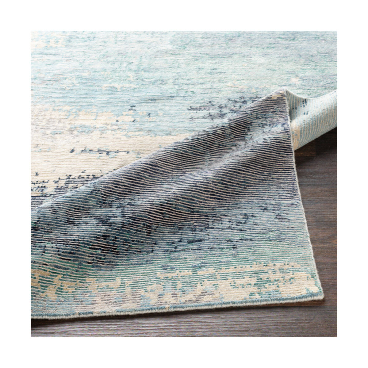 Baranof 156 X 108 inch Sky Blue Rug in 9 x 13, Rectangle