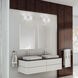Replay 2 Light 13 inch Polished Nickel Bath Vanity Wall Light