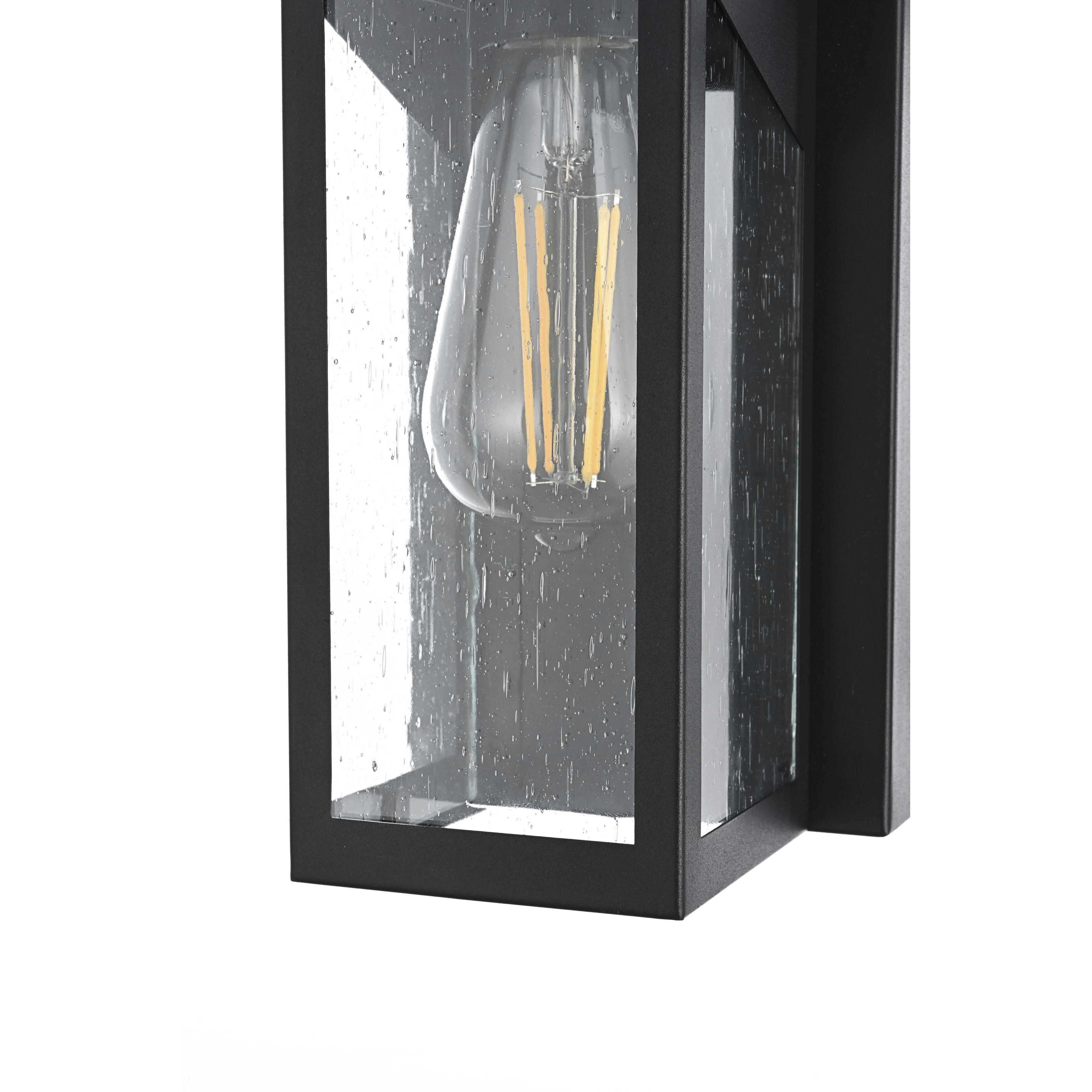 Dunton 1 Light 11 inch Black Outdoor Wall Sconce