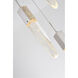 Canada 3 Light 12 inch Chrome Chandelier Ceiling Light
