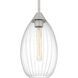 Marza 1 Light 8.5 inch Brushed Nickel Mini Pendant Ceiling Light, Small