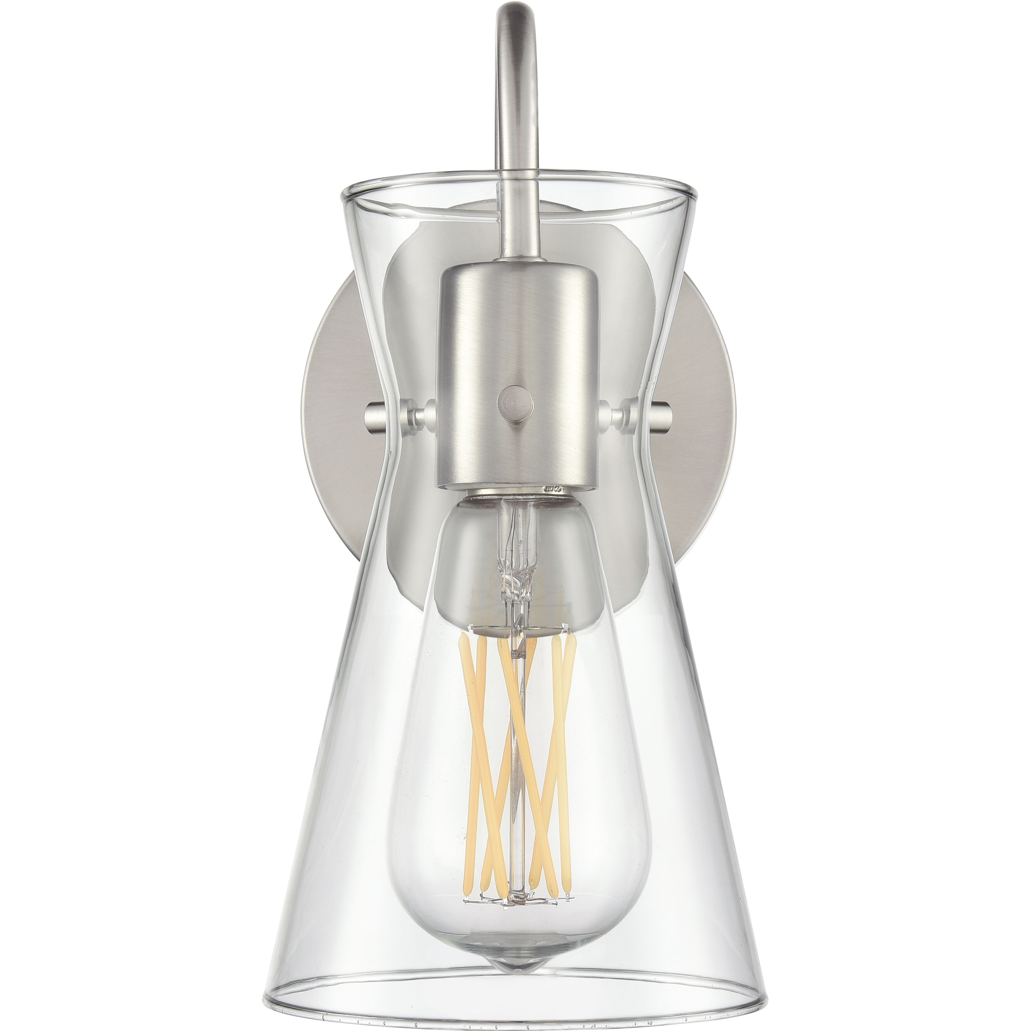 Camellia Wall Sconce Wall Light in Brushed Nickel