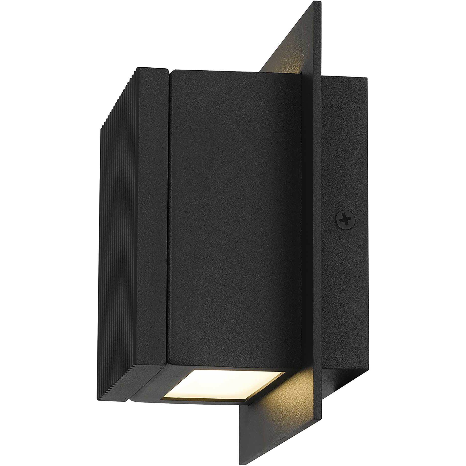 Miami LED 6.25 inch Sand Black Outdoor Wall Sconce