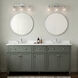 Ryehouse 3 Light 23.75 inch Chrome Bathroom Vanity Light Wall Light