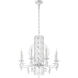 Siena 8 Light 30 inch Polished Stainless Steel Chandelier Ceiling Light in Heritage