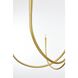 Layne 6 Light 50 inch Brass Chandelier Ceiling Light