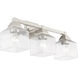 Aragon 3 Light 23 inch Brushed Nickel Vanity Sconce Wall Light