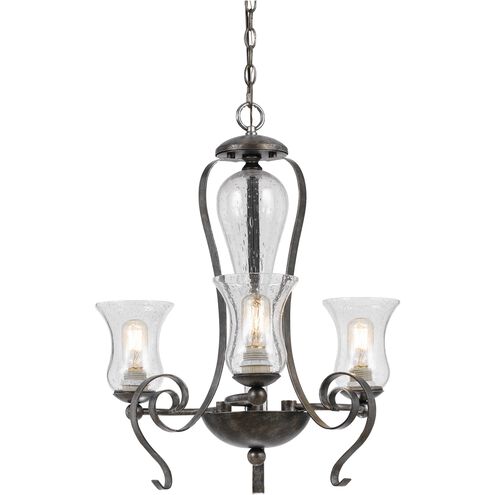 Signature 3 Light 24 inch Eternity Chandelier Ceiling Light