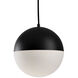 Monae LED 10 inch Black Pendant Ceiling Light