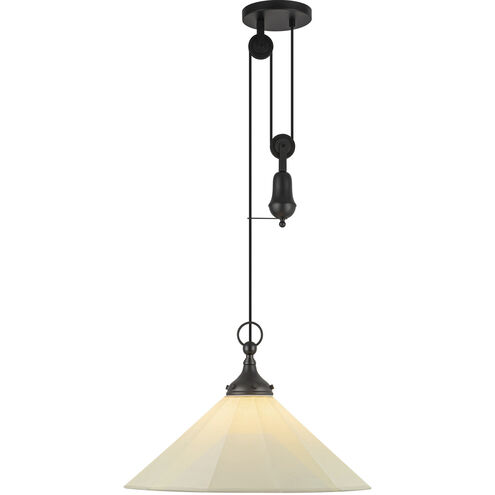 Alora Mood Ellen 1 Light 20 inch Matte Black Pendant Ceiling Light