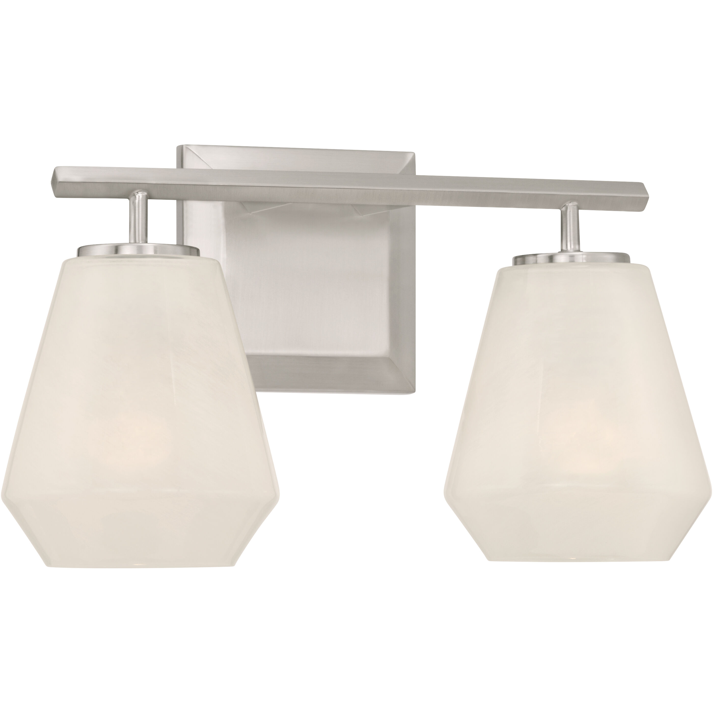 Siena 2 Light 14.25 inch Brushed Nickel Vanity Wall Light