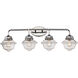 Smith 4 Light 35 inch Polished Chrome Vanity Bar Wall Light