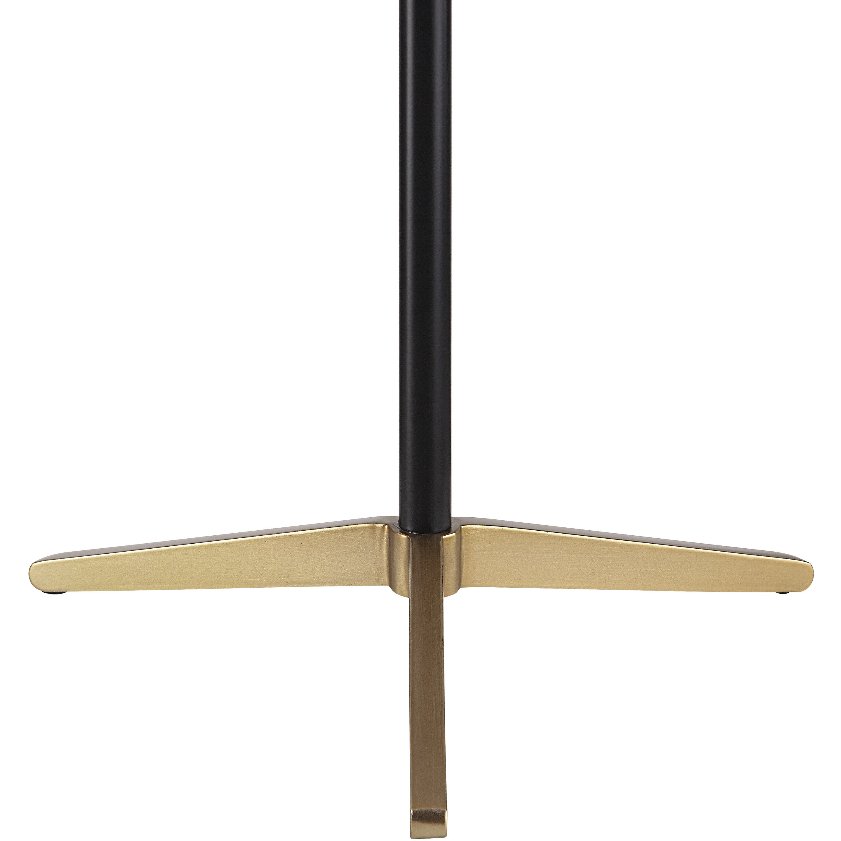 Orono 25 inch 60.00 watt Matte Black and Gold Table Lamps Portable Light, Set of 2