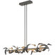 Folio LED 63.4 inch Natural Iron Pendant Ceiling Light, Large