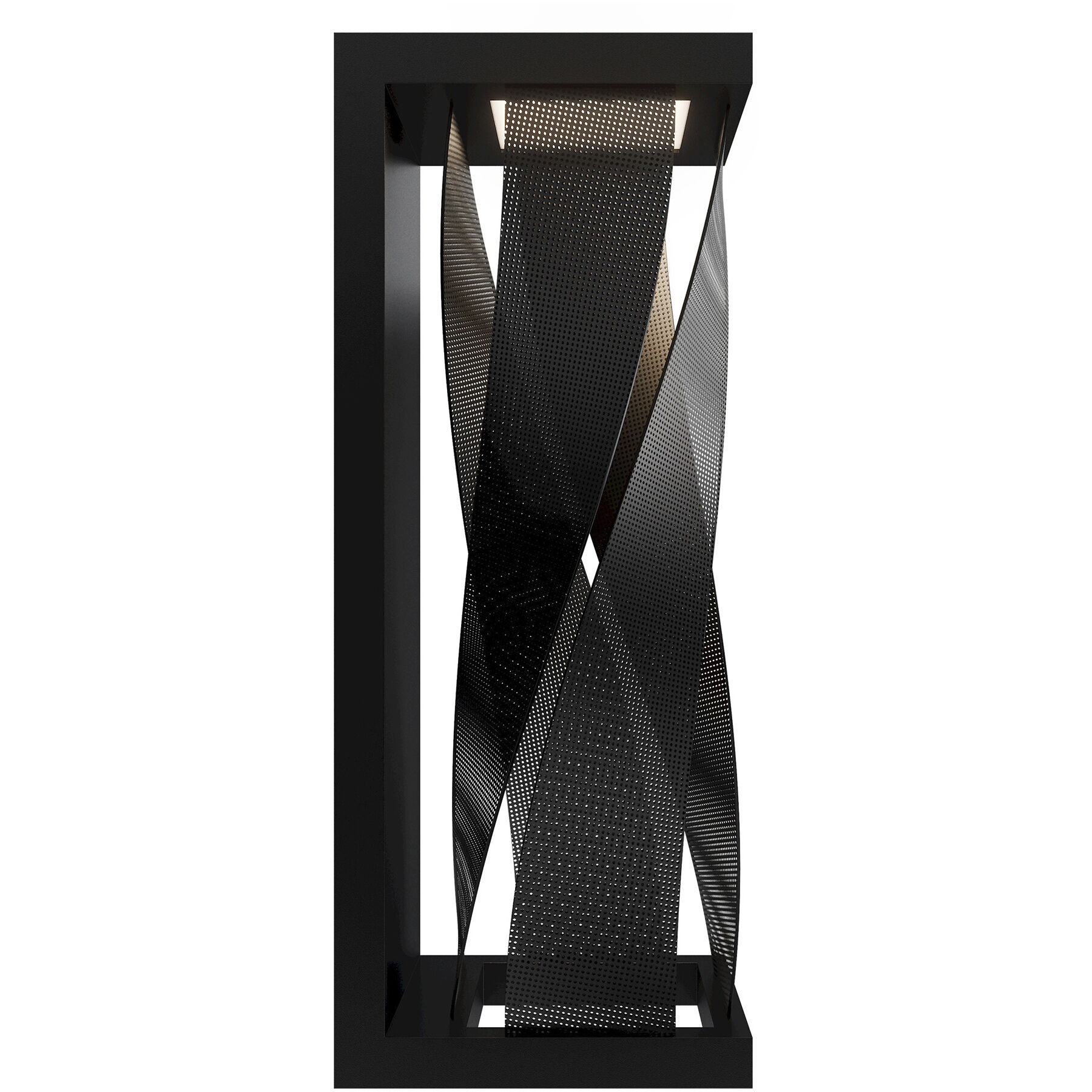 Brocade LED 26 inch Black Outdoor Wall Light, dweLED